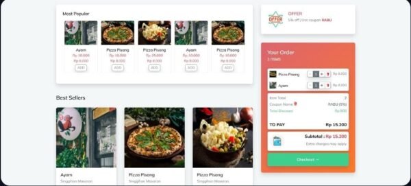 Laravel Food Delivery Web Based