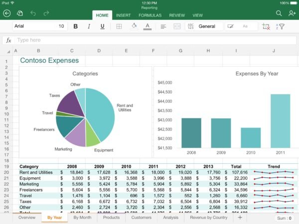 Template Spreadsheet Profesional - Gambar 5