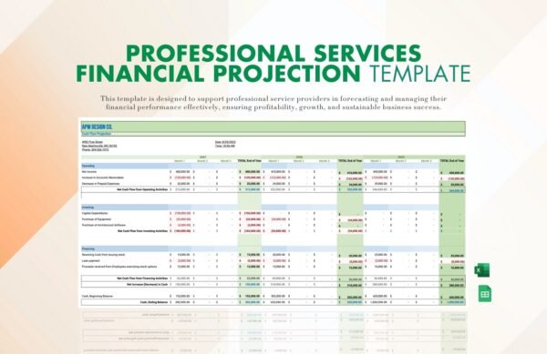 Template Spreadsheet Profesional